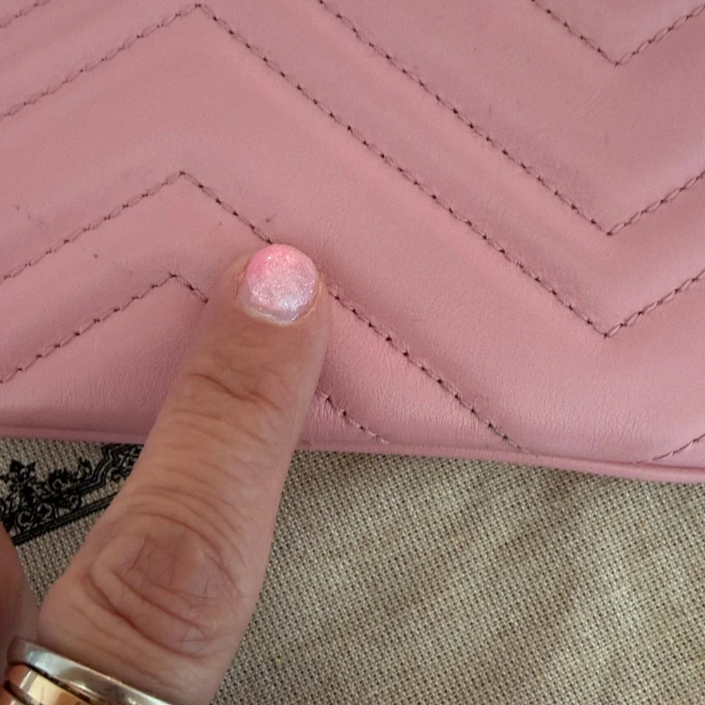 Gucci Quilted Marmont Wristlet